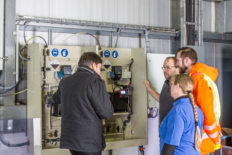 Die neue Dosierstation ... (Grundfos)