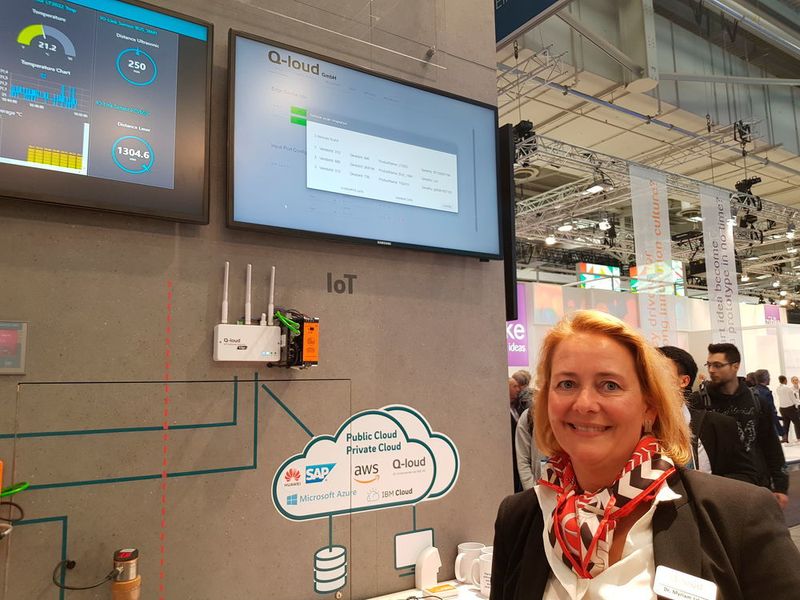 b>Q-Loud	

Q-Loud bietet Produkte und Dienstleistungen für das IoT sowie eine eigene IoT-Plattform. Zielgruppe sind mittelständische Kunden, die dabei unterstützt werden Ihre Daten zu nutzen und auszuwerten.
Mehr Informationen unter www.q-loud.de (Vogel Communications Group)