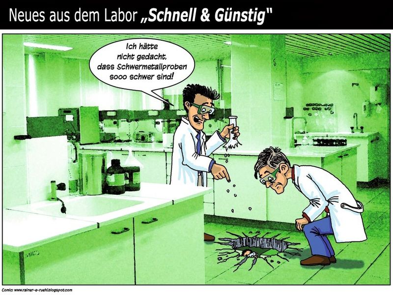 Übersicht unserer Bildergalerien (Comic: www.rainer-e-ruehl.blogspot.com) (Bild: LABORPRAXIS)