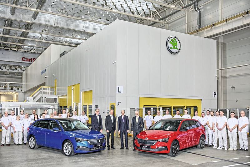 Skoda hat die Produktion des Scala bereits aufgenommen. (Skoda)