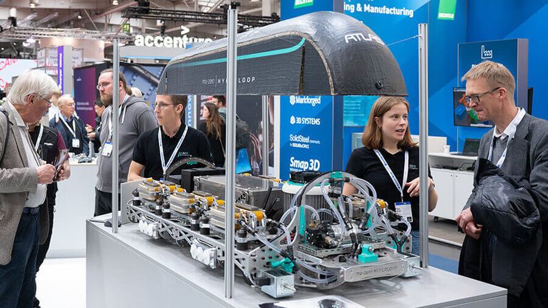 Leitidee des Messeauftritts ist die intelligente Verzahnung verschiedener Dimensionen moderner Industriedigitalisierung.(Bild:  Deutsche Messe AG)