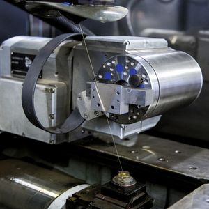 Zur Herstellung von Kleinteilen aus Metall kommt eine Draht­erodiermaschine zum Einsatz. Für optimale Erodiervorgänge sorgt im Vorfeld eine NC-Programmierung speziell für die Drahterosion.