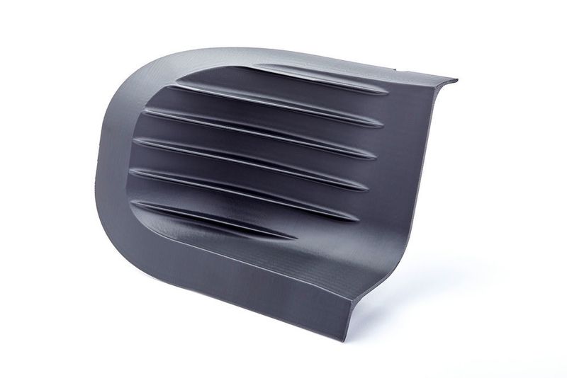 Ebenfalls in Tests verwendet wurde das Gehäuse eines Notfall-Kühlauslasses des McLaren MCL32. (Stratasys)