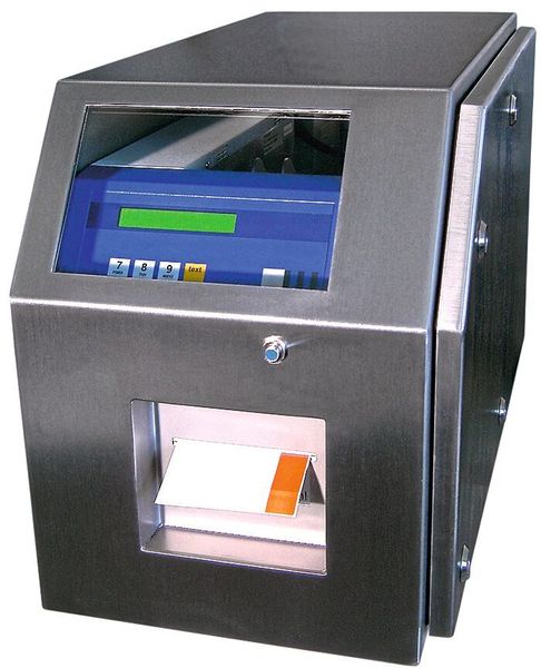 Bild 3: Der Ex-p-Drucker kann direkt im Ex-Bereich der Zonen 1, 2, 21 und 22 installiert werden. Standardlabelprinter verschiedenster Hersteller und in unterschiedlichsten Bauformen lassen sich integrieren. (Gönnheimer Elektronic)