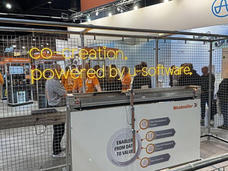 Weidmüller auf der SPS: u-OS im Einsatz. (Bild: MC/VCG)