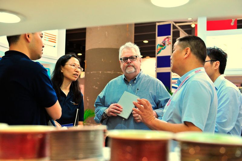 Bilder von der Wire & Cable Asia in Guangzhou. (Wire & Cable Asia)