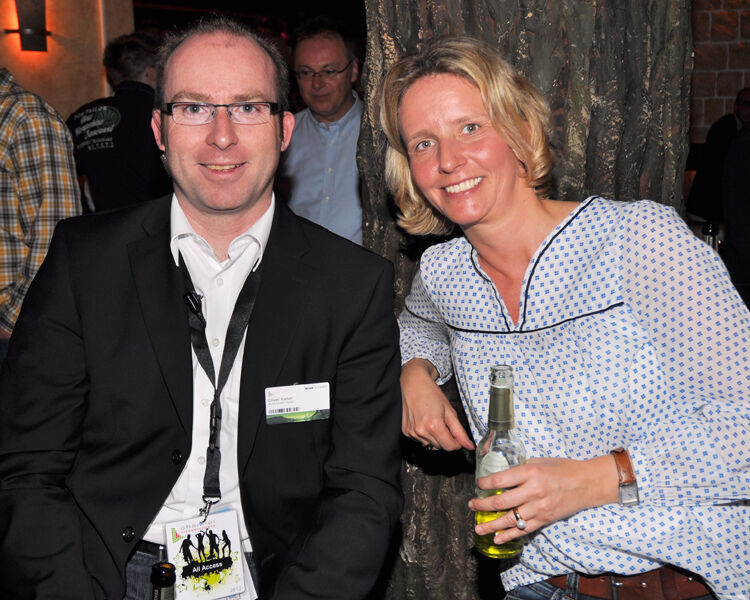 Oliver Kaiser, Also Actebis, und Stephanie Steen, IT-BUSINESS (Archiv: Vogel Business Media)