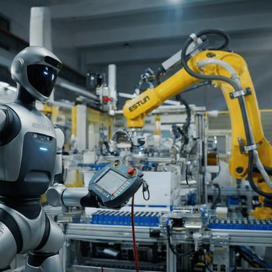 Die deutsche Wirtschaft ist führend bei der Robotik-Automation in Europa und lag 2025 bei jährlichen Installationen weltweit an fünfter Stelle. (Bild: Estun Robotics Europe AG)