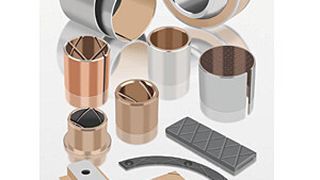 Mittels Pulvermetallurgie stellt GGB eine Metallmatrix mit einem gleichmäßig verteilten Festschmierstoff her. (Bild: GGB)