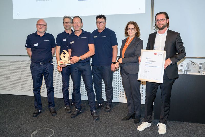 Die Gressel AG hat den MM Award zur AMB in der Kategorie Automatisierung & Industrie 4.0 gewonnen. (Bild: Sebastian Hauenstein)