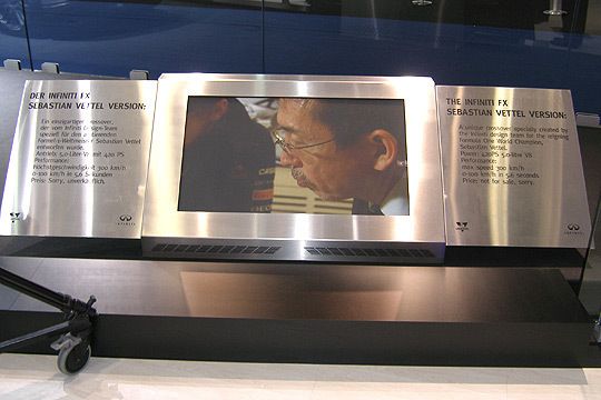 Auf der IAA hat Infiniti die Entstehungsgeschichte des FX-V kurz dokumentiert. (Grimm)