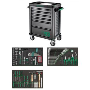 Der Wagen mit dem 135-teiligen Werkzeugsatz kostet 888 Euro netto.(Bild:  Stahlwille)