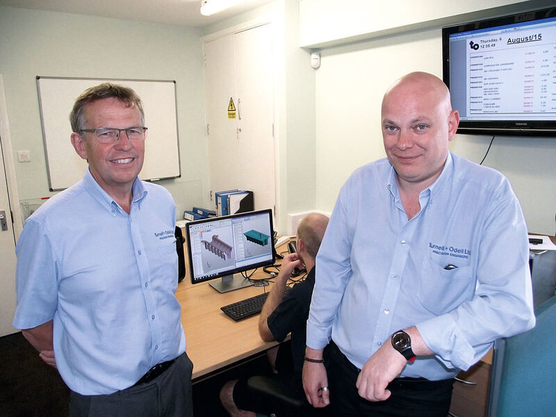 Company owners Clive Odell (l) and Kevin Rees in their UK-based factory. (Source: Vero)