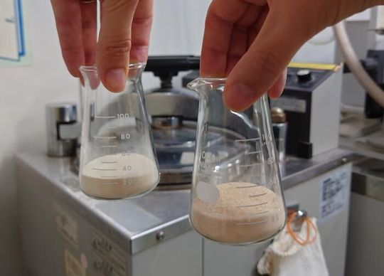 The soy protein isolate the researchers fed to the mice.(Source:  KyotoU / Tomoko T. Asai)