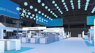 Auf der SPS IPC Drives 2016, Halle 11, präsentiert Siemens seine Digital Enterprise-Portfolioelemente, die bereits heute für Industrie 4.0 verfügbar sind. Unter dem Motto "Driving the Digital Enterprise" zeigt Siemens integrierte Anwendungen. (Siemens)