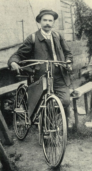 Womit alles begann: Johann Baptist Winklhofer stellte schon in den 1880er-Jahren Fahrräder her. (Iwis)