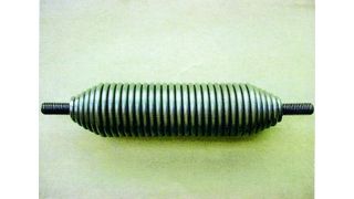 Zugfeder mit einer maximalen Zugkraft von Fn = 1150 N  (Bild: Röhrs)