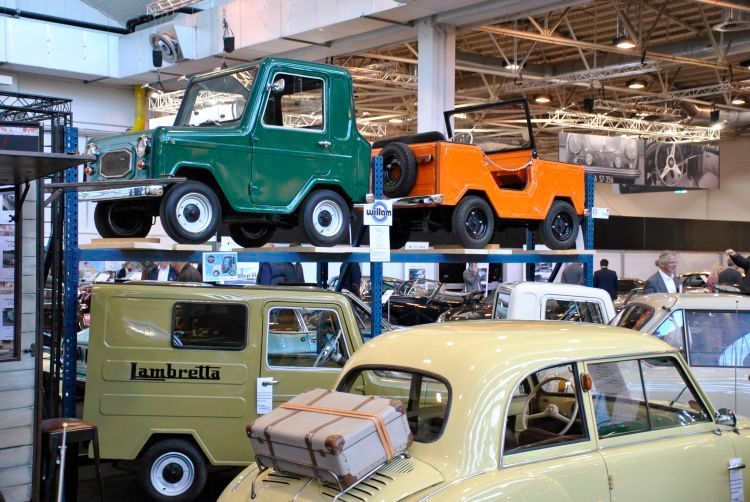 Für ein „bisschen“ mehr (46.500 Euro) hätten Sie gleich einen Viererpack dieser seltenen Lambrett-Miniautos bekommen. (Dominsky)