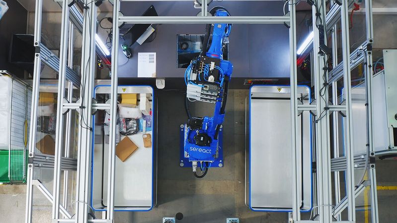 Sereact's AI-based control system can process new and unknown items without prior data collection.(Image: Sereact)