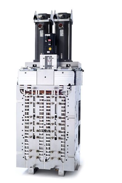 Compared to conventional hot runners, melt in the Ultrashot Injection System experiences fewer high-pressure injection cycles, thus preserving the original resin properties.  (Husky)