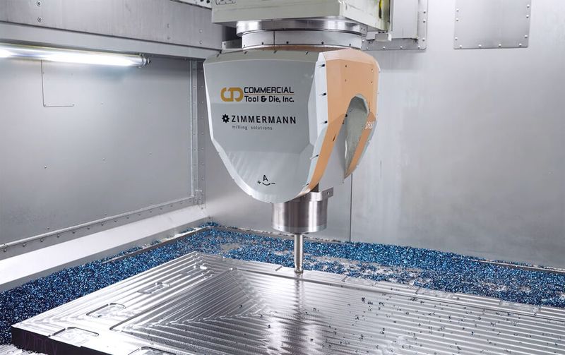 Customized milling head of the FZ40c(Source:  Zimmermann)