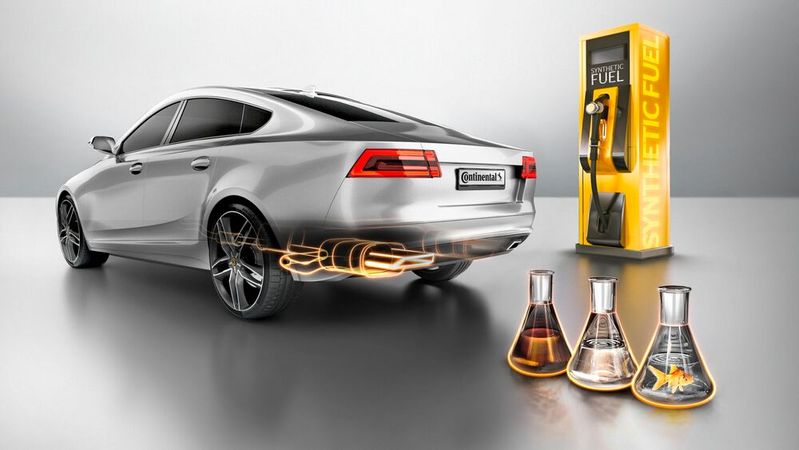 Teile der Autoindustrie hoffen auf eine Verbrennerzukunft mit E-Fuels. Beim Potsdam-Institut für Klimafolgenforschung sieht man diesen Ansatz als vorläufig kontraproduktiv.(Bild:  Continental)