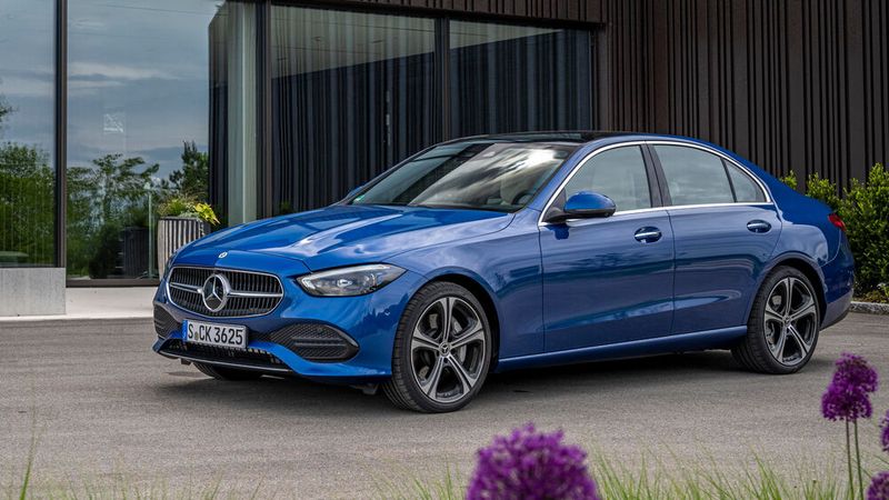 Platz eins der Plug-in-Hybride im Februar 2023: Mercedes C-Klasse, 3.191 Neuzulassungen. (Bild: Mercedes-Benz)