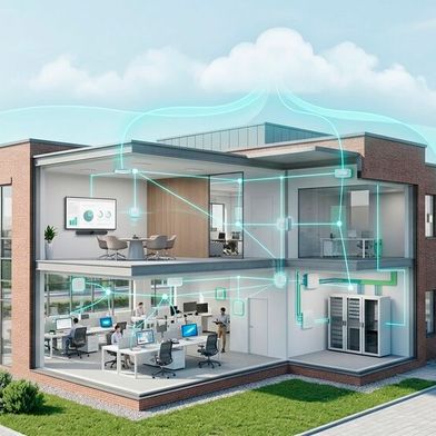 Mit Huawei eKit erweitert Allnet das Infrastrukturportfolio für den Mittelstand um zentral verwaltbare Netzwerk-, Storage- und Collaboration-Lösungen. (Bild: Gemini / KI-generiert)