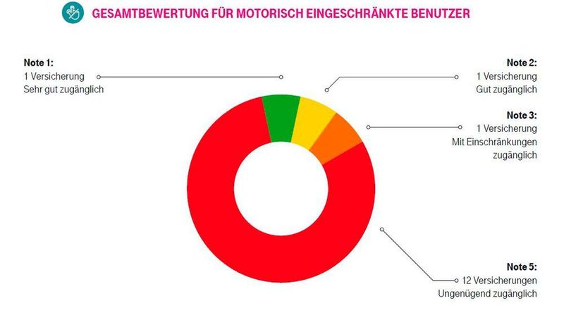 Die Menschen mit einer manuellen Einschränkung, die entweder gar nicht
oder nur sehr eingeschränkt in der Lage sind, die Maus zu nutzen, bedienen
den PC überwiegend über die Tastatur und alternative Eingabegeräte (T-Systems MMS)