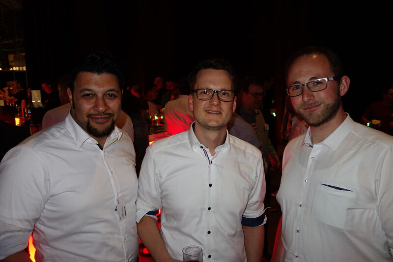 (v. l.) Erdem Üstün, Microsoft mit seinen Ex-Kollegen Torben Lehmeke und Andreas Heitrich, ALSO (Bild: IT-BUSINESS)