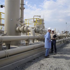 Hydraulisches Fracking im Barnett Shale in Texas