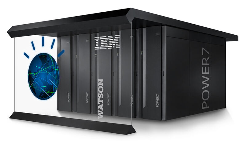 Watson besteht hardwareseitig aus 90 Power 750 Servern (IBM Research)