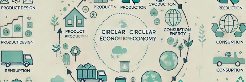 Das Konzept der Kreislaufwirtschaft ist nicht neu, aber in einer digitalen Wirtschaft gewinnt sie zunehmend an Bedeutung. (Bild:  Dall-E / KI-generiert)