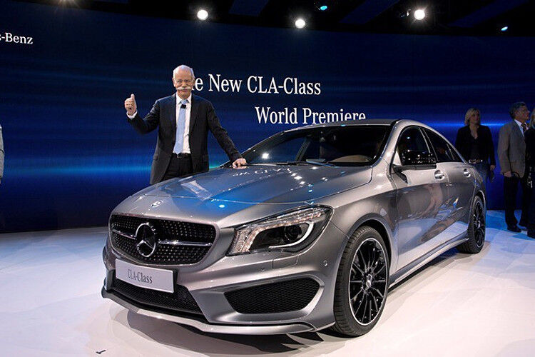Mercedes stellt auf der Detroit Motorshow den neuen CLA vor. (Foto: Daimler)