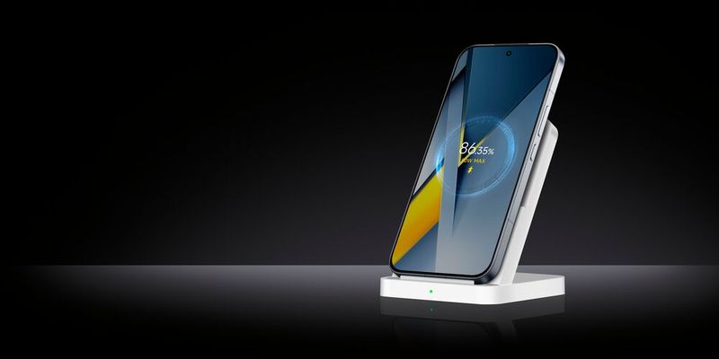 Beim Poco F8 Ultra ist kabelloses Schnellladen mit 50 W möglich. (Bild: Poco)