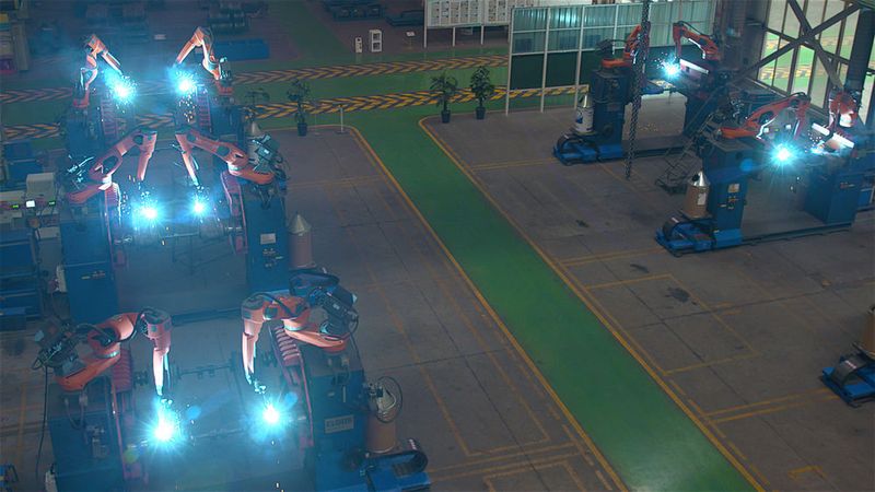 In den letzten fünf Jahren hat Zhengzhou Coal Mining insgesamt 52 Cloos-Schweißroboter installiert. (Bild: Cloos)