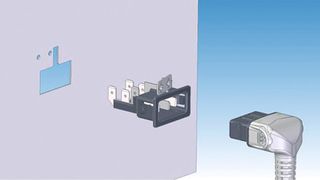 Bild 2: Funktionsprinzip UACS1 - Das erste alternative Geräteanschlusssystem wurde ursprünglich für den Bereich der Elektroherde entwickelt (Bild: Unger)