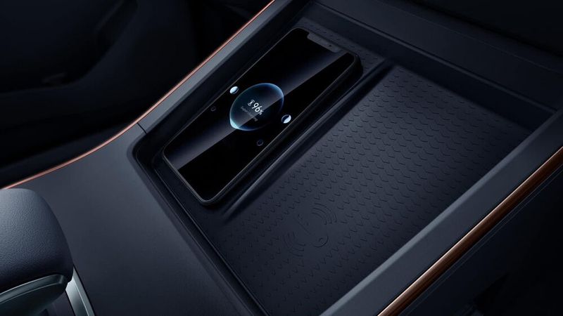 Zwei Ladeschalen sind bei vielen chinesischen Autos serienmäßig vorhanden. (Bild: Chery)