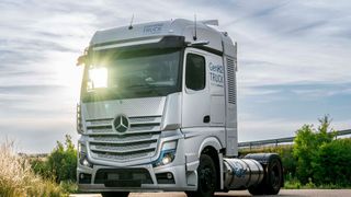 Daimler Truck will mit der Kooperation mit Masdar Geschäftsmodelle rund um grünen Wasserstoff entwickeln. (Bild: Daimler Truck)