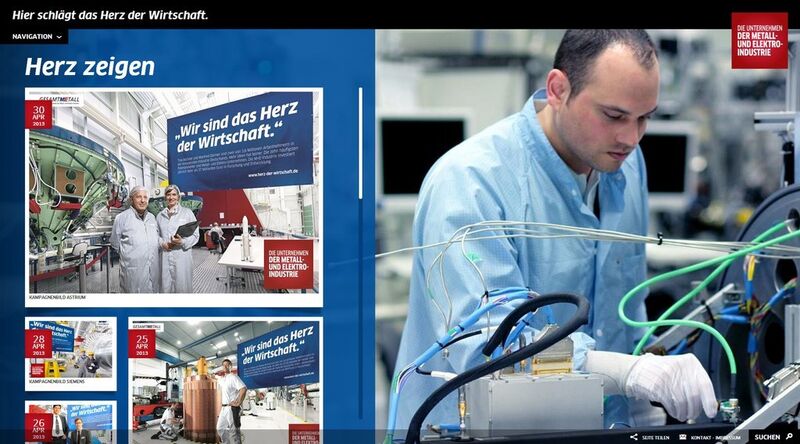 Eindrücke der neuen Internetseite www.herz-der-wirtschaft.de (Bild: www.herz-der-wirtschaft.de)