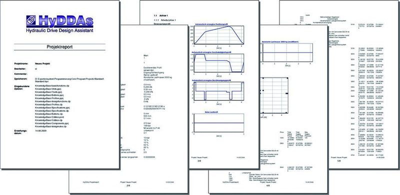 Bild 6: Zusammenfassung von Auslegungsergebnissen im Projektreport. Bilder: IFAS (Archiv: Vogel Business Media)