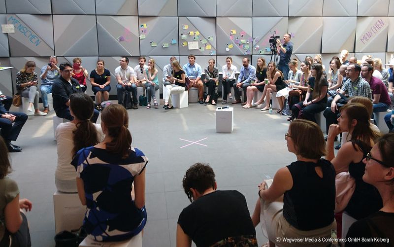 Das Barcamp unter der Leitung von Luftmenschen und dem Kompetenzzentrum Öffentliche IT war ein voller Erfolg (Wegweiser Media & Conferences GmbH/Sarah Kolberg)