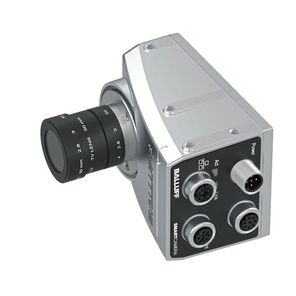 Die Smartcamera von Balluff kann eine Vielzahl an Inspektionsprogrammen ausführen und ist mit einer Gigabit Ethernet- und einer 100 Mbit Profinet-Schnittstelle ausgestattet. (Balluff)