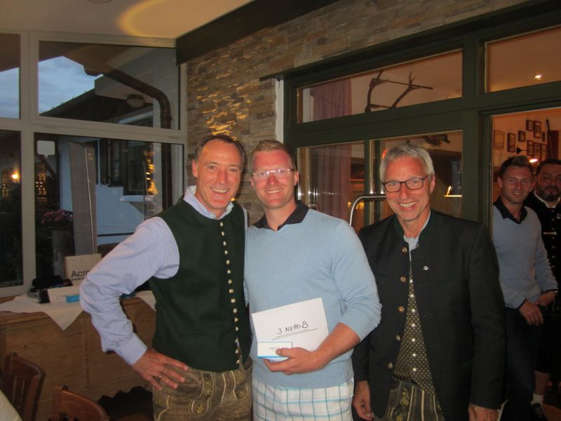 Auch Bobfahrer können sehr gut Golf spielen: Manuel Machata belegte den 3. Platz bei der Netto B Wertung. (Vogel IT-Medien GmbH)