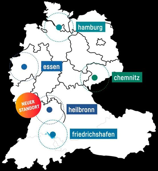 Ab 2021 gibt es fünf All-About-Automation-Standorte in Deutschland. (Untitled Exhibition)