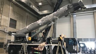 Lackiervorbereitung XXL: Der Neubau des Lackierzentrums Ott GmbH in Öpfingen ist auf den Lackierprozess von Großfahrzeugen ausgerichtet. (Schweitzer/»kfz-betrieb«)