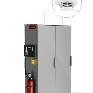 Beim technisch aufwändigeren Modul Sensitive wird der lineare Sensorschlauch durch ein Rauchmeldesystem ersetzt.(Bild:  Integra)