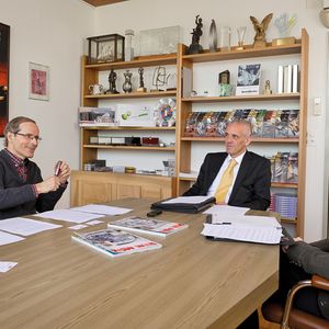 Carl Elsener, Geschäftsführer von Victorinox, stand der SMM-Redaktion mit Begeisterung Red und Antwort.