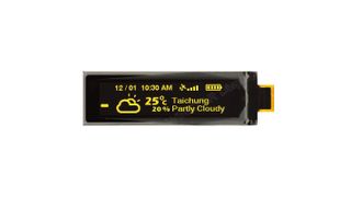 256 x 64 Bildpunkte bietet das PM-OLED-Modul von Winstar. Mit ihm lassen sich Graustufenbilder darstellen. (Spezial Electronic)