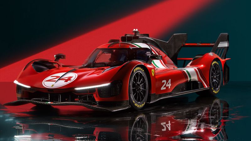 Der Ferrari 499 P ist eine Abwandlung des diesjährigen Siegerautos der 24 Stunden von Le Mans und ist ab rund 5,1 Millionen Euro zu haben.(Bild:  Ferrari)